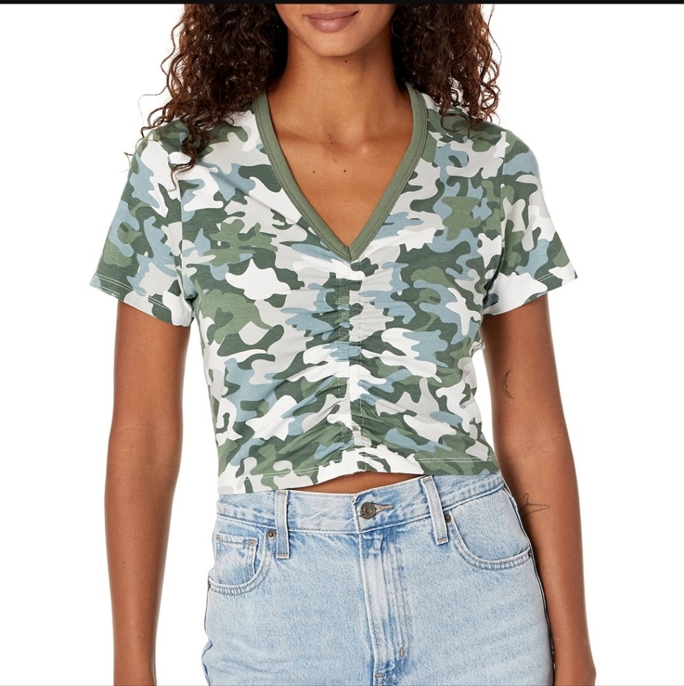 Tommy Hilfiger Women's Everyday Short Sleeve Cropped T-Shirt